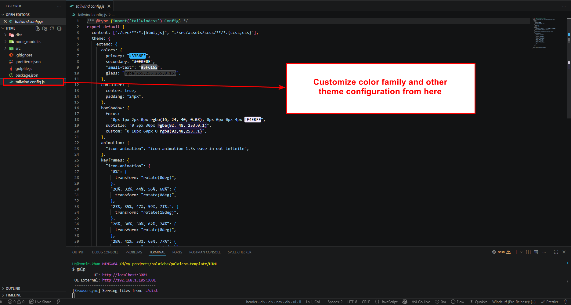 Color Customization