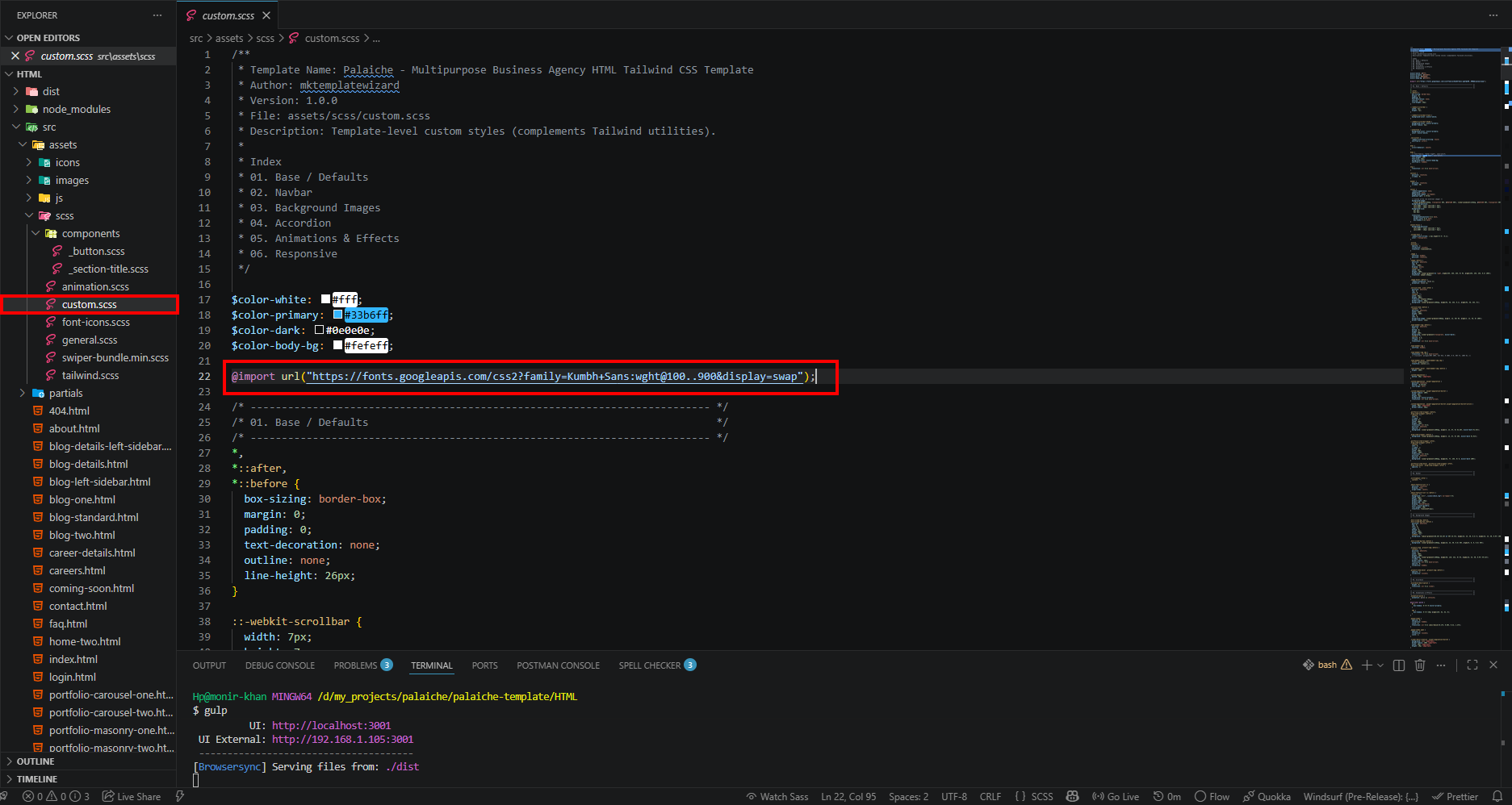Font Customization